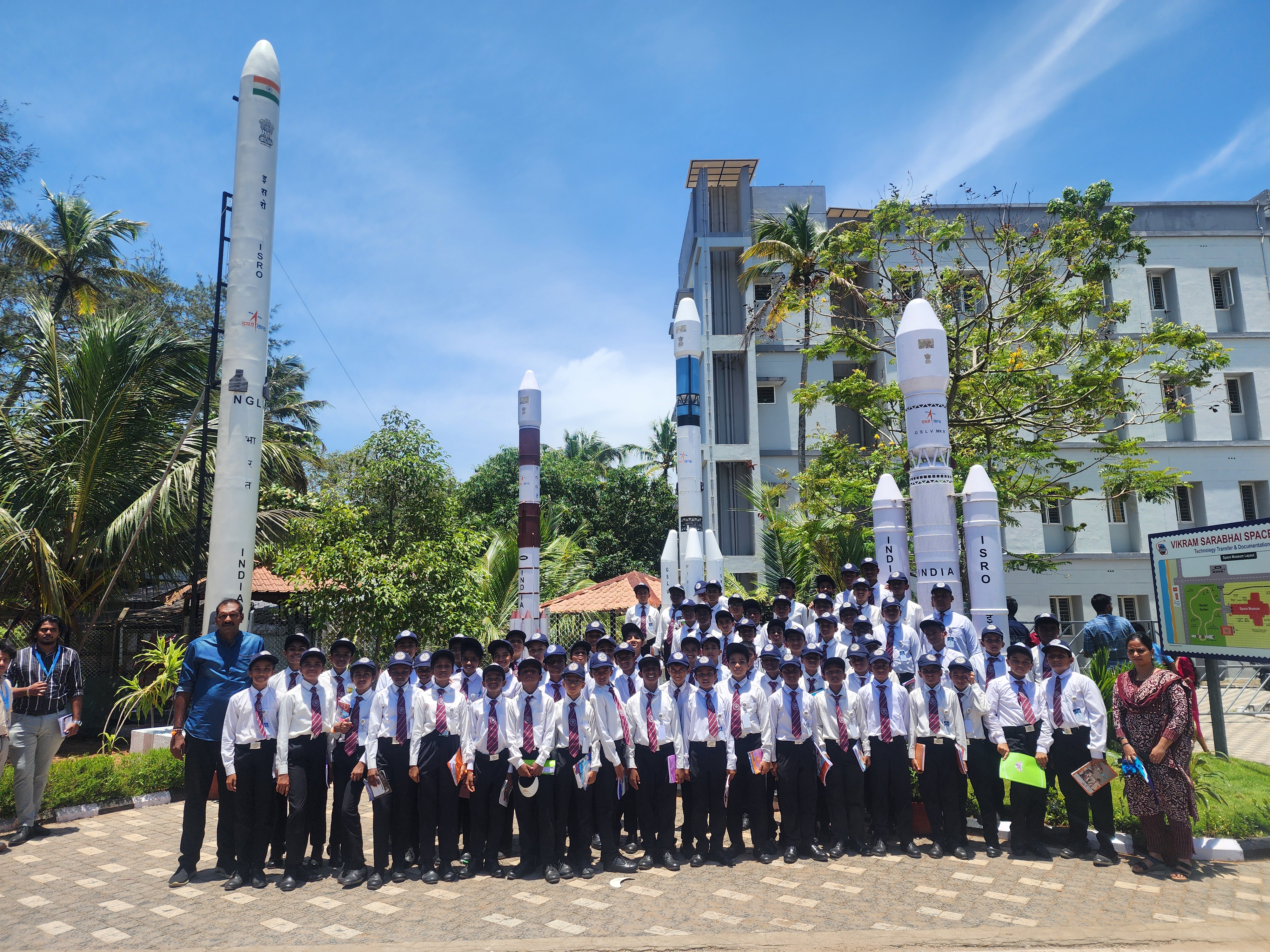 Education Visits — Isro Visit — Vidyadhiraja Vidyapeetom Sainik School